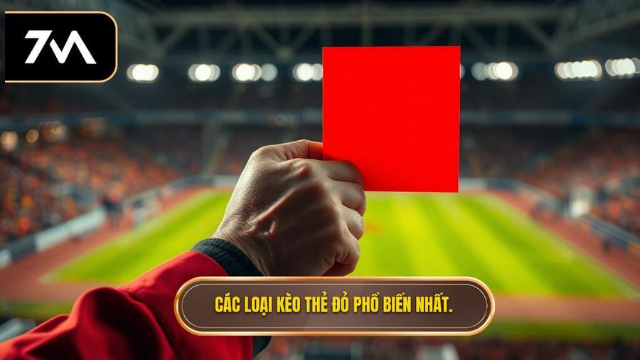 Phân tích các loại kèo thẻ đỏ phổ biến hiện nay