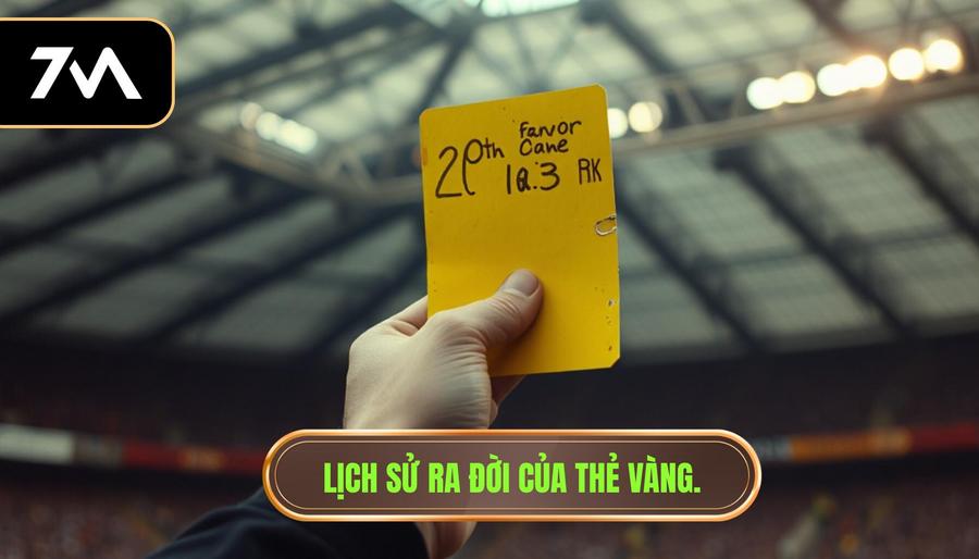2. Lịch sử ra đời của thẻ vàng.