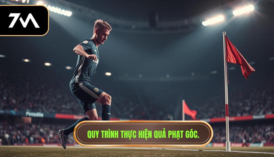 2. Quy trình thực hiện quả phạt góc.