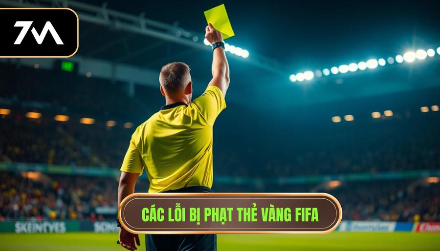 3. Các lỗi bị phạt thẻ vàng FIFA