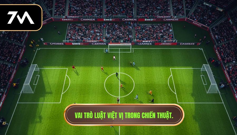 3. Vai trò luật việt vị trong chiến thuật.